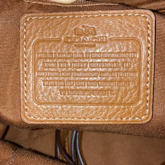 Large Brown Coach Purse - Picture 4 of 4